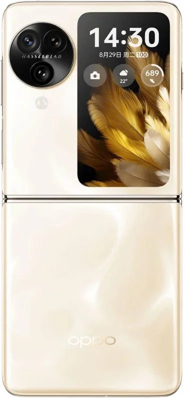 Dos du Oppo Find N3 Flip