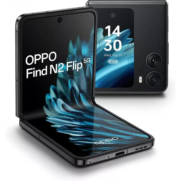 Dos du Oppo Find N2 Flip